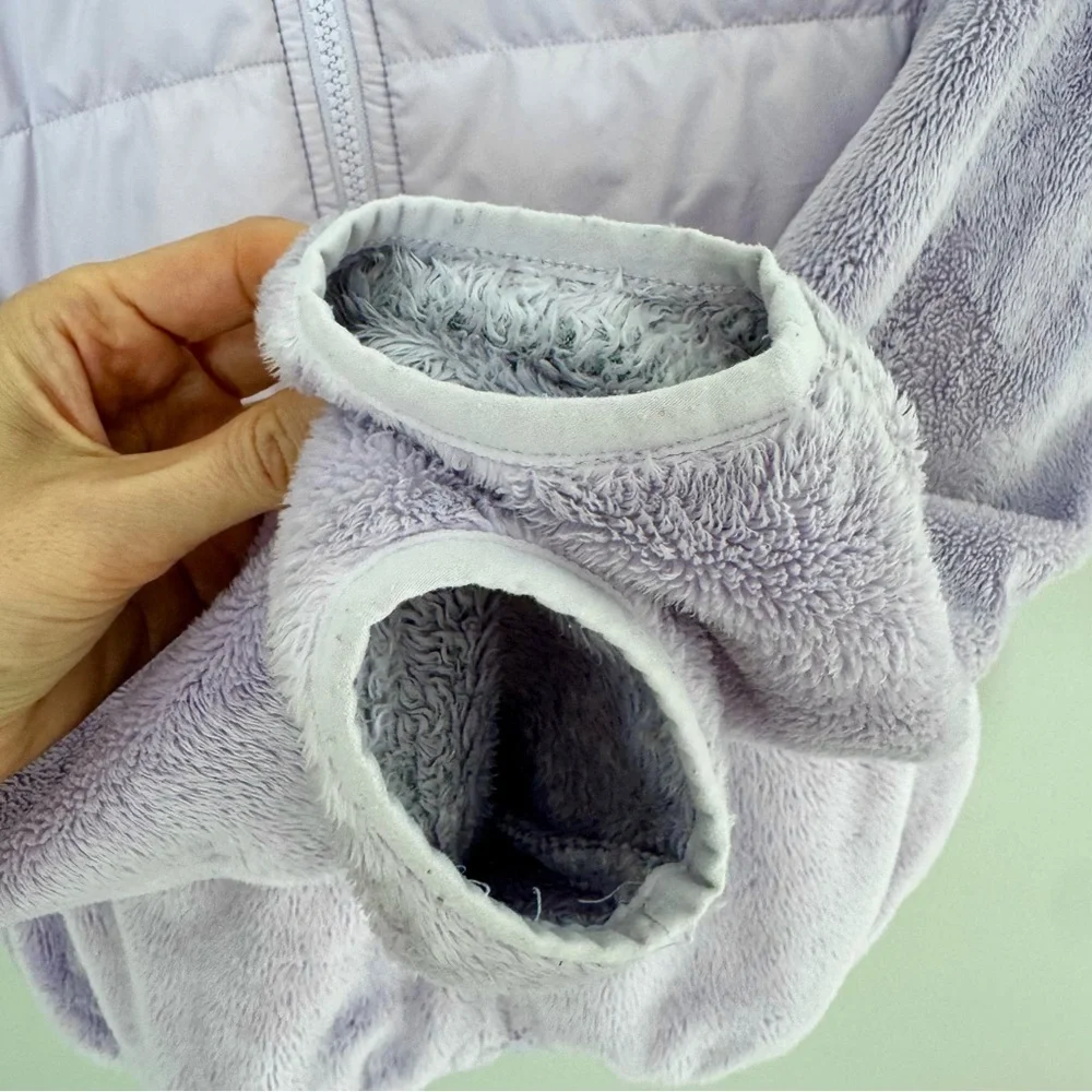 The North Face Girls' Sherpa Ny-Ion Mashup Jacket - Lavender Fog XL 14/16